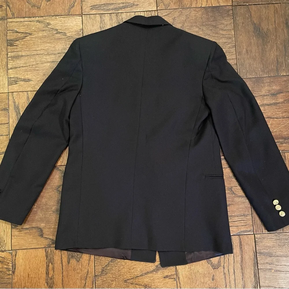 Black Double-Breasted Blazer -Design Studio, size 16 Reg - Picture 4 of 9